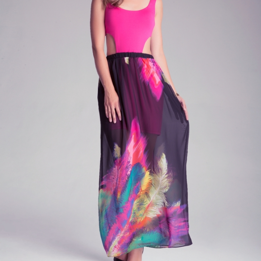 BEBE Women's Summer Maxi Dress XXS - Picture 4 of 4